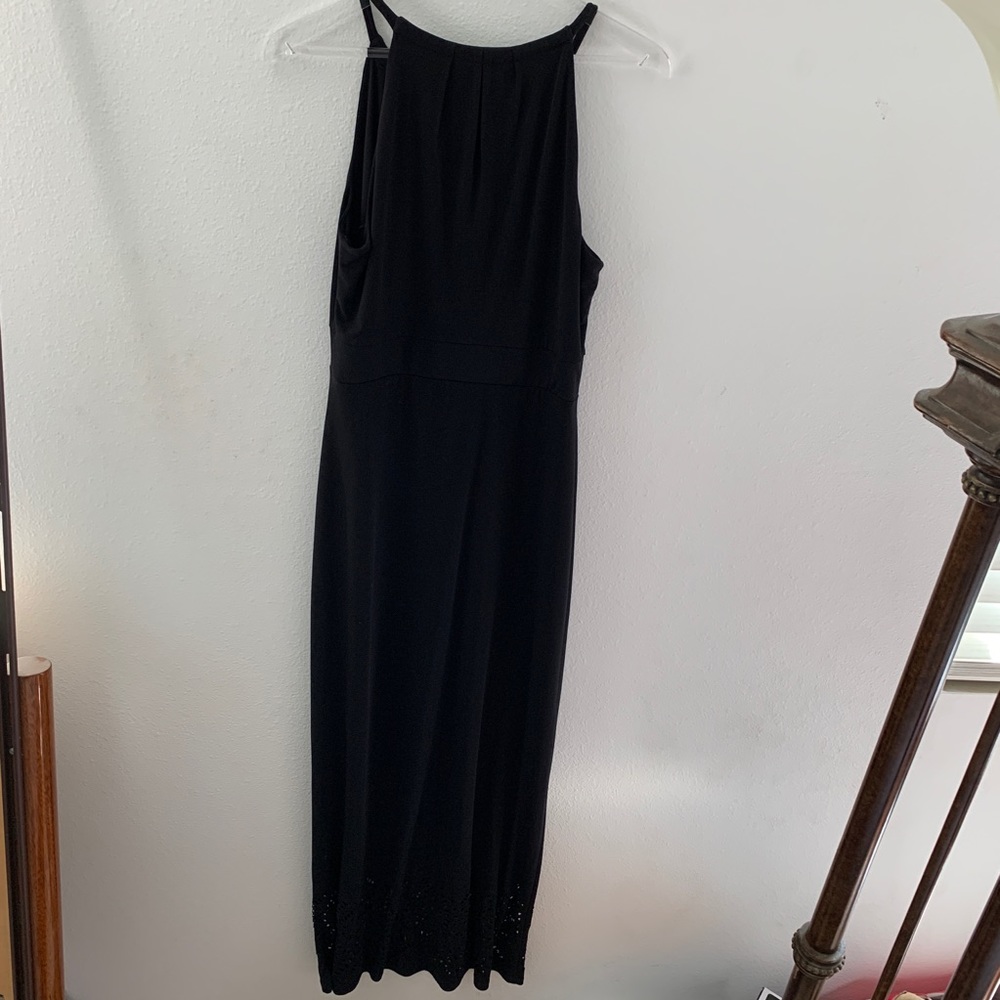 Worthington sleeves black maxi dress 👗